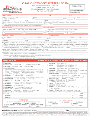 Oral Oncology Referral Form