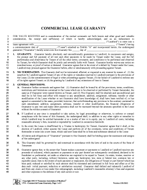Commercial Lease Guaranty