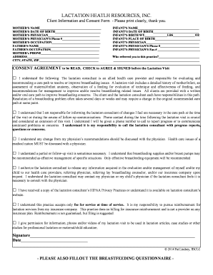 Client Information and Consent Form