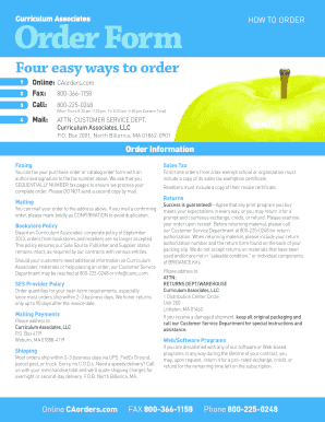 Order Form