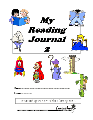 Year 2 Reading Journal