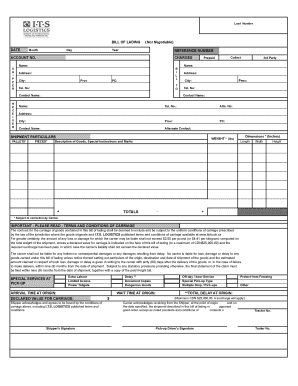 Bill of Lading
