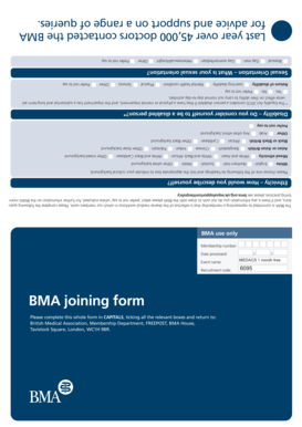 BMA Membership Application Form