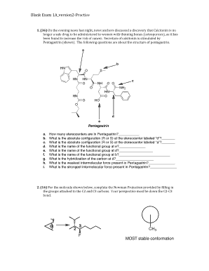 Pentagastrin Chemistry Exam
