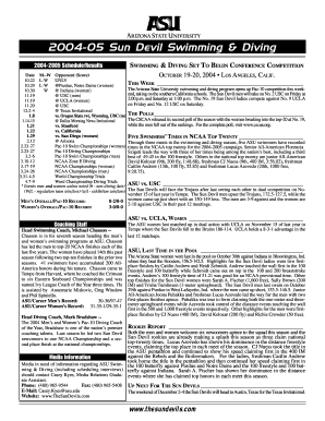 Menu selection template - 200405 Sun Devil Swimming & Diving