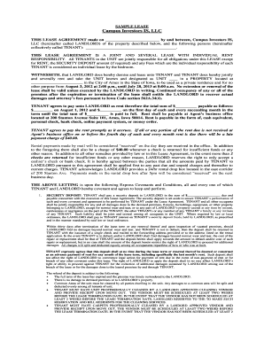 Residential Lease Agreement