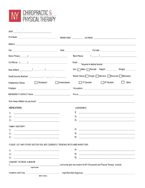 New Patient Registration Form