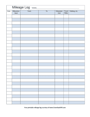 Mileage Log