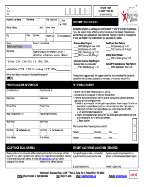 Washington Business Week Student Application