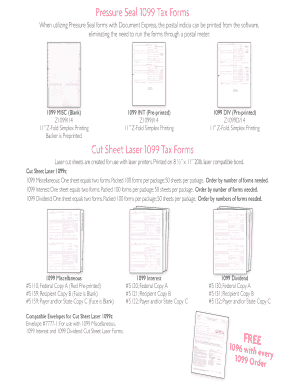 1099 Tax Forms