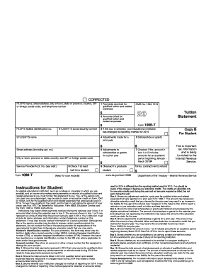 Form 1098-T Tuition Statement