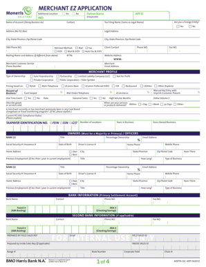 Merchant EZ Application