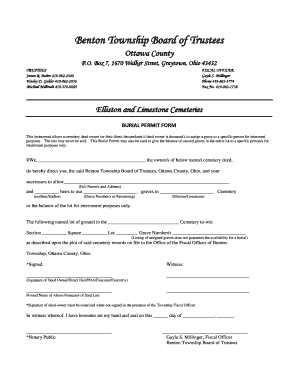 Cemetery Deeds Forms Edit Print Fillable Templates In Cemetery Deeds Forms