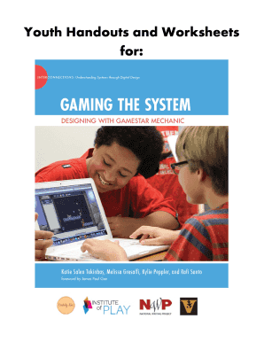 Gaming the System Worksheets