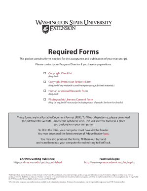 Copyright and Research Compliance Forms