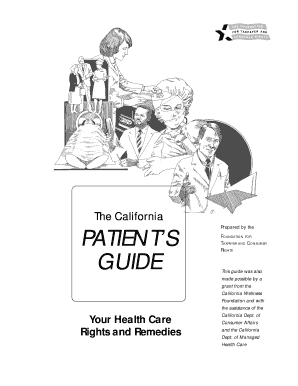 California Patient's Guide to Health Care Rights