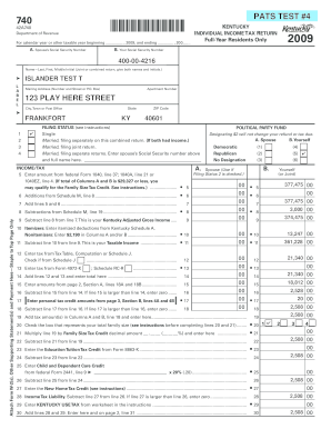 Kentucky Individual Income Tax Return