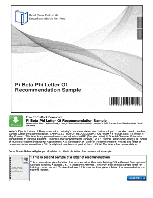 pi letter of recommendation sample