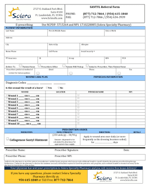 Santyl Referral Form