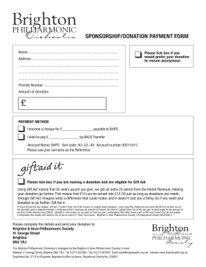 UK Donation Payment Form