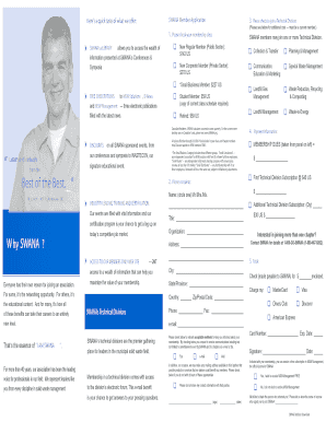 SWANA Member Application Form