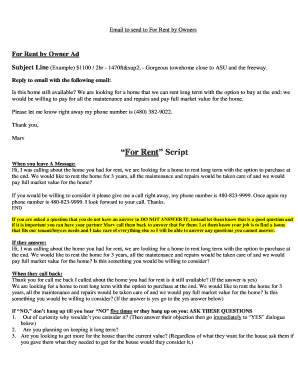 Rent to Own Lease Option Agreement