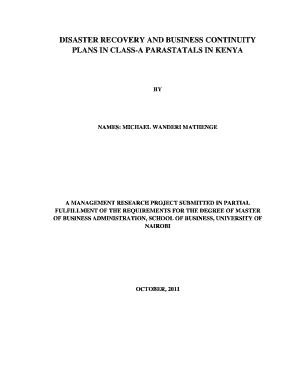 Disaster recovery and business continuity plans bb - Repository Home