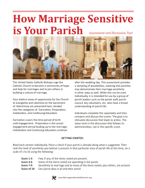 Marriage Sensitivity Assessment Tool