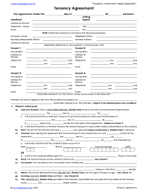 New Zealand Tenancy Agreement