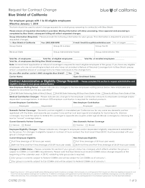 Request for Contract Change
