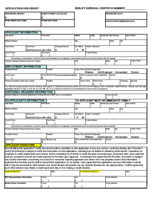 APPLICANT INFORMATION Y N EMPLOYMENT INFORMATION -