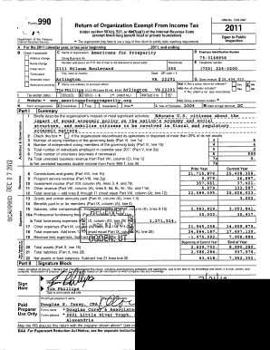 Form 990 2011