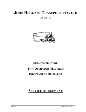 Service Agreement 270303