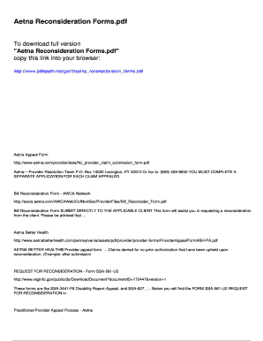 Aetna Reconsideration Types - pdfslibforyoucom Fill On line picture relating to Ssa 561 U2 Printable identify Aetna Reconsideration Types - pdfslibforyoucom Fill On the net