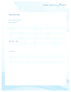 Philippines Seafarer Application Form