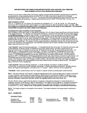 Immunization certificate sample - dea form 486