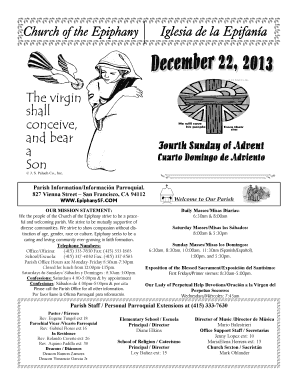 Church of the Epiphany Parish Information