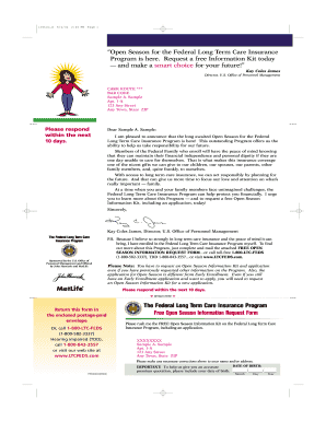 Federal Long Term Care Insurance Program Information Request