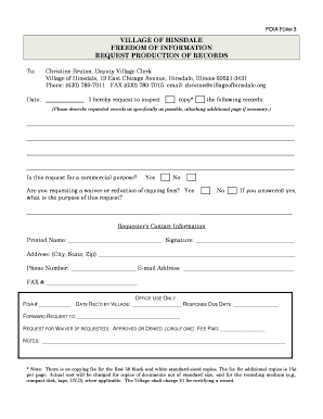 FOIA Form 3