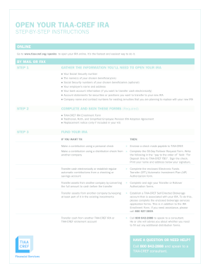 TIAA-CREF IRA Enrollment Form