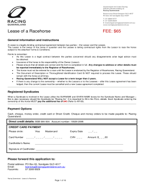 Business agreement between two parties - THE LEASE AGREEMENT