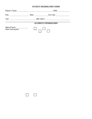 Patient Registration Form