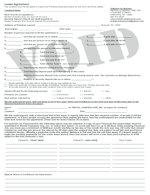 Lease Agreement