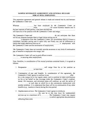 Severance Agreement and General Release