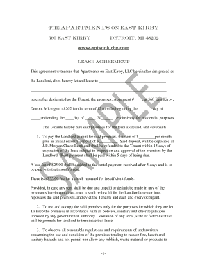 Residential Lease Agreement
