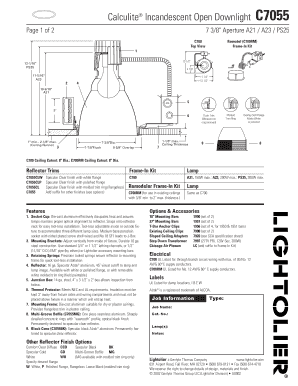 Calculite Incandescent Open Downlight