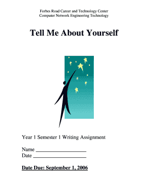 tell me about yourself college essay - Fillable & Printable Samples