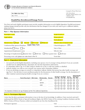 HealthFlex Enrollment/Change Form