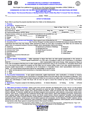New York Residential Purchase Agreement