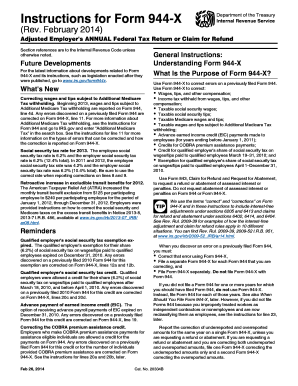 Form 944-X